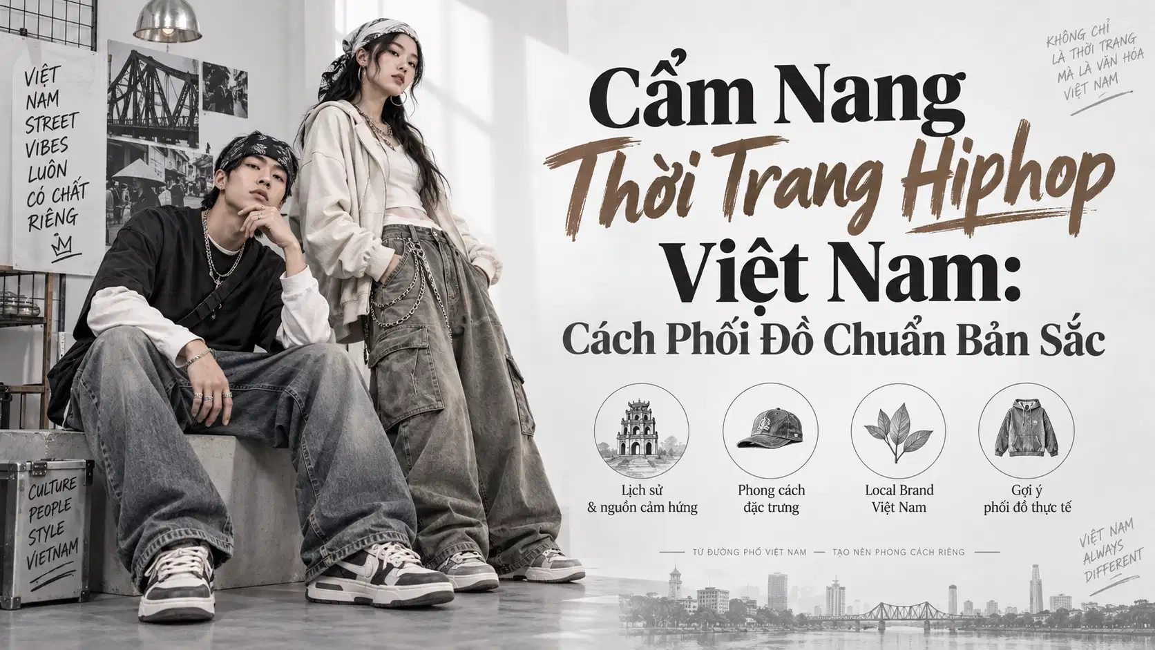 Cẩm Nang Thời Trang Hiphop Việt Nam: Cách Phối Đồ Chuẩn Bản Sắc