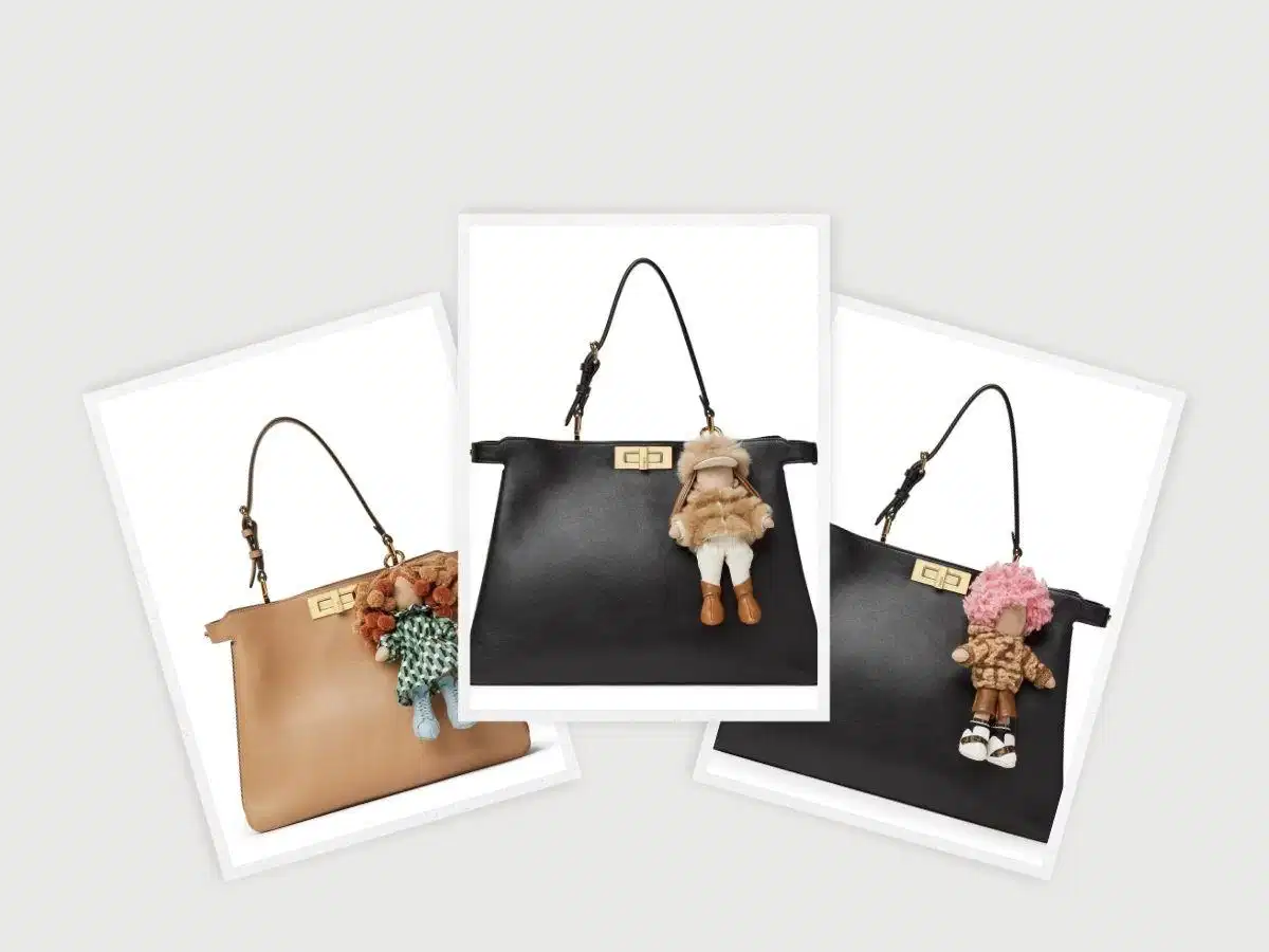 Charm giúp Fendi Lui cá tính và phong cách hơn Bộ charm tạo điểm nhấn cá tính cho túi Fendi Lui