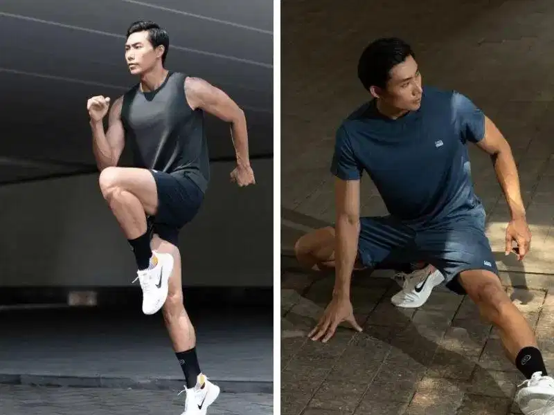 Chất liệu thấm hút cực tốt trên áo thun Nobi Fashion Active Chất liệu thấm hút tốt trên áo thun tạo sự khô ráo khi phối đồ năng động