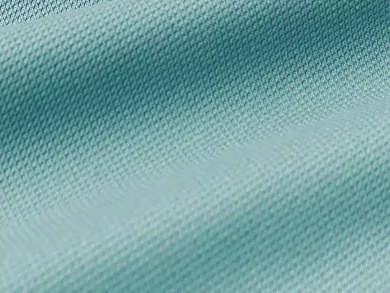 Vải pique cool poly co giãn linh hoạt Cấu trúc co giãn đàn hồi của vải pique poly 4 chiều