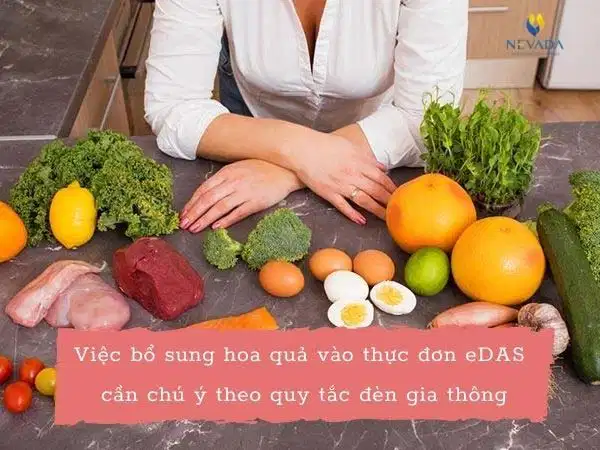 Nguyên tắc phân nhóm thực phẩm trong chế độ EDAS