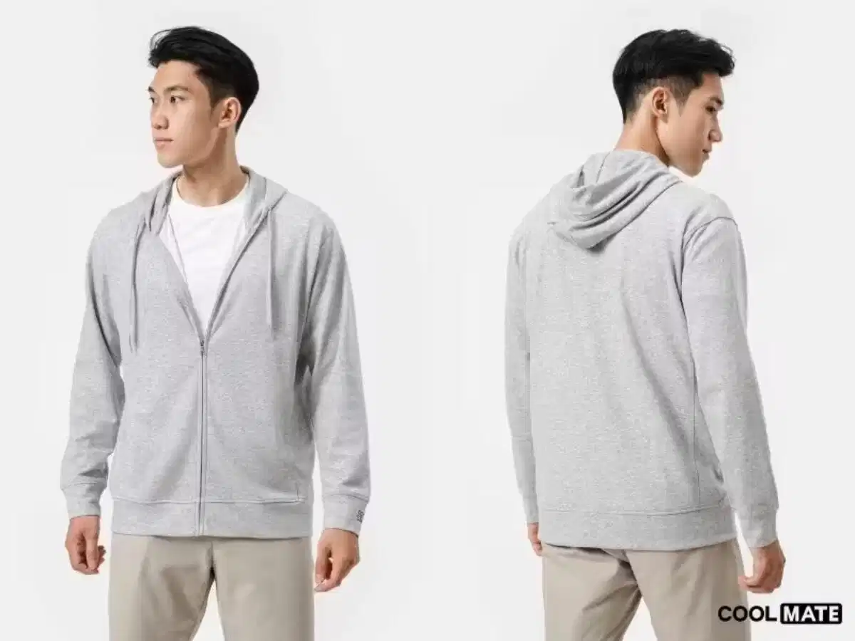 Hoodie zip màu xám phối theo phong cách năng động Hoodie zip màu xám phối theo phong cách năng động