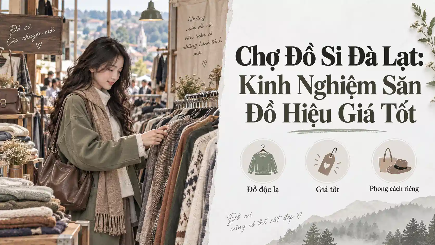 Chợ Đồ Si Đà Lạt: Kinh Nghiệm Săn Đồ Hiệu Giá Tốt
