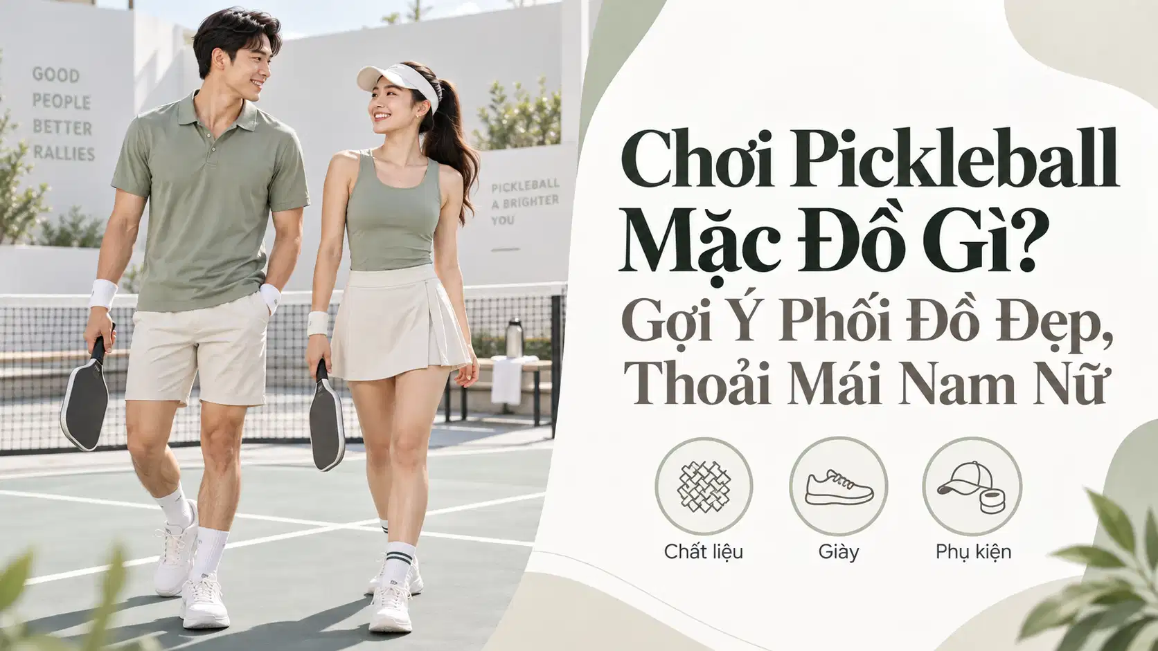 Chơi Pickleball Mặc Đồ Gì? Gợi Ý Phối Đồ Đẹp, Thoải Mái Nam Nữ