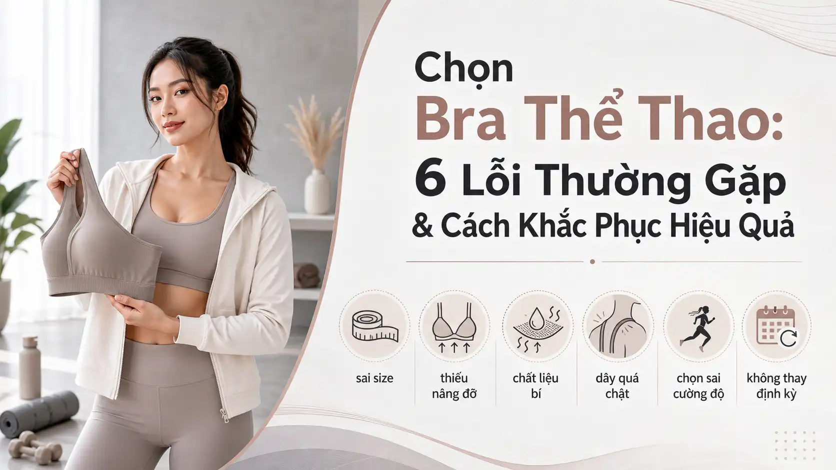 6 Lỗi Chọn Bra Thể Thao Thường Gặp Và Cách Khắc Phục