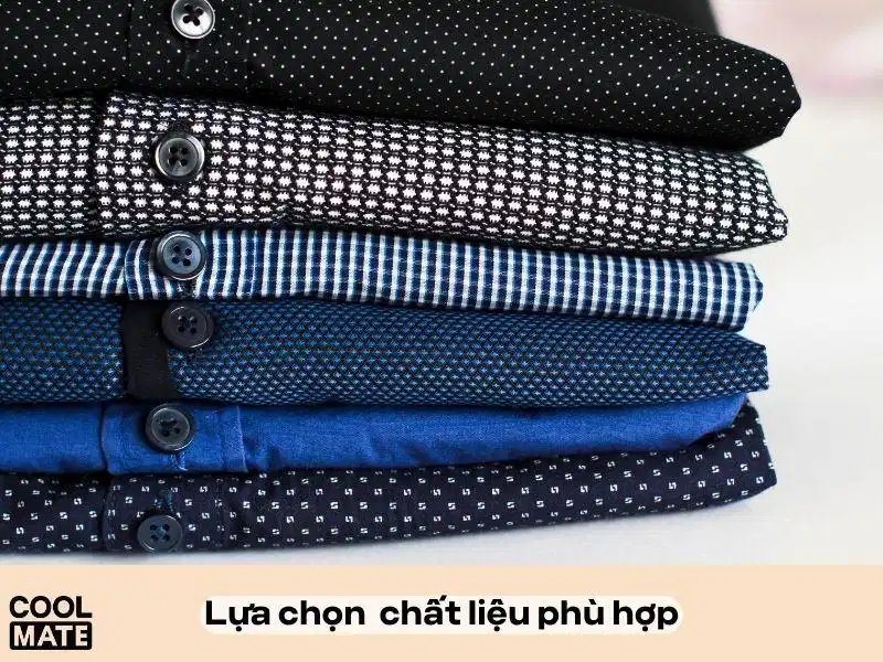 Chọn chất liệu áo sơ mi nam có độ rủ và độ đứng phù hợp Chọn chất liệu áo sơ mi nam có độ rủ và độ đứng phù hợp