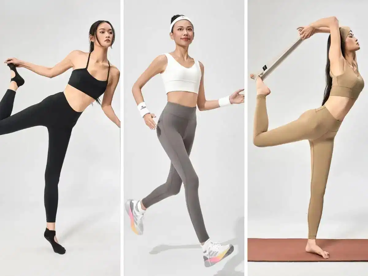 Kiểm tra chất liệu legging có độ che phủ và co giãn phù hợp Kiểm tra chất liệu legging có độ che phủ và co giãn phù hợp