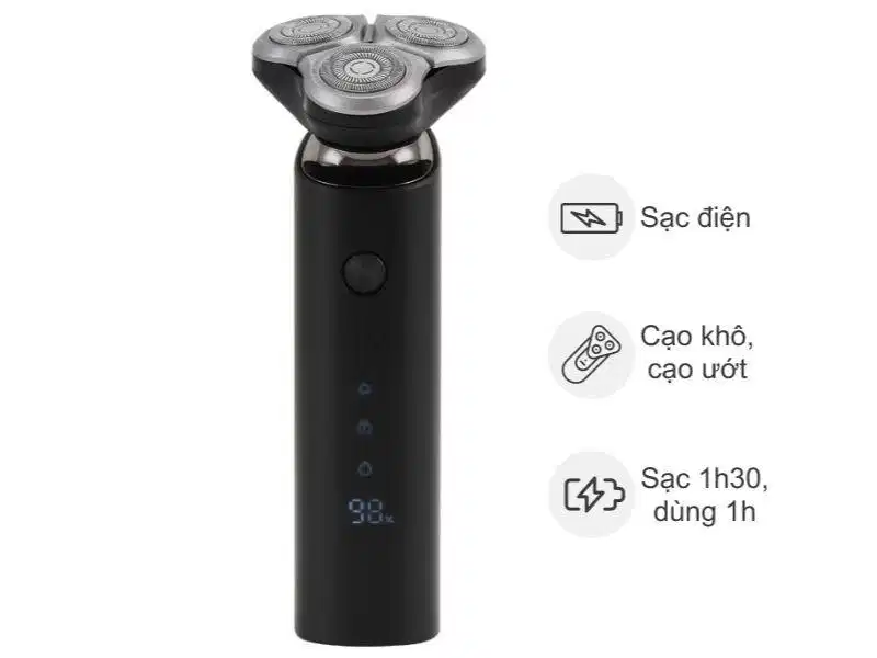 Chọn theo pin và sạc Chọn máy cạo râu Xiaomi theo thời lượng pin và thời gian sạc