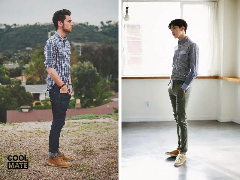 Chọn chiều dài áo sơ mi nam theo tỷ lệ cơ thể Chọn chiều dài áo sơ mi nam theo tỷ lệ cơ thể