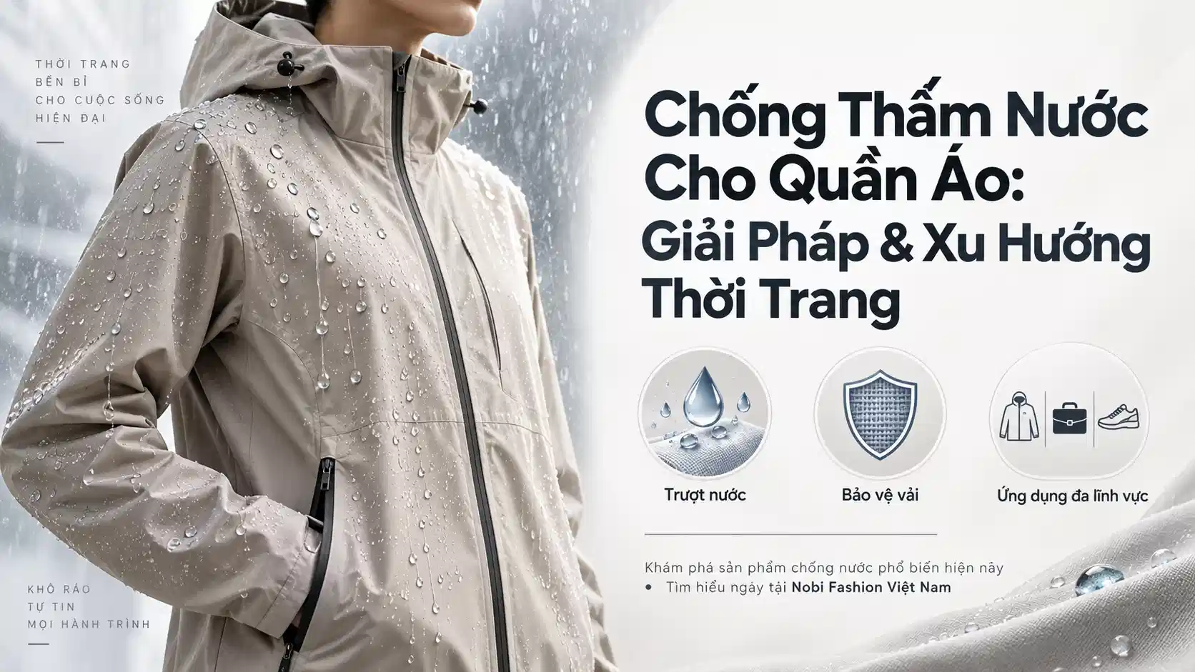 Chống Thấm Nước Cho Quần Áo: Giải Pháp & Xu Hướng Thời Trang