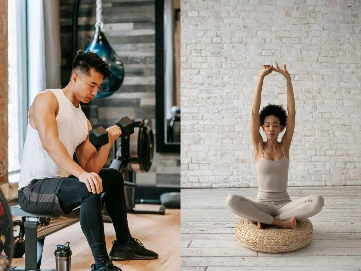 Chuyên gia khuyến nghị nên tập gym trước, tập yoga sau Chuyên gia khuyến nghị nên tập gym trước, tập yoga sau
