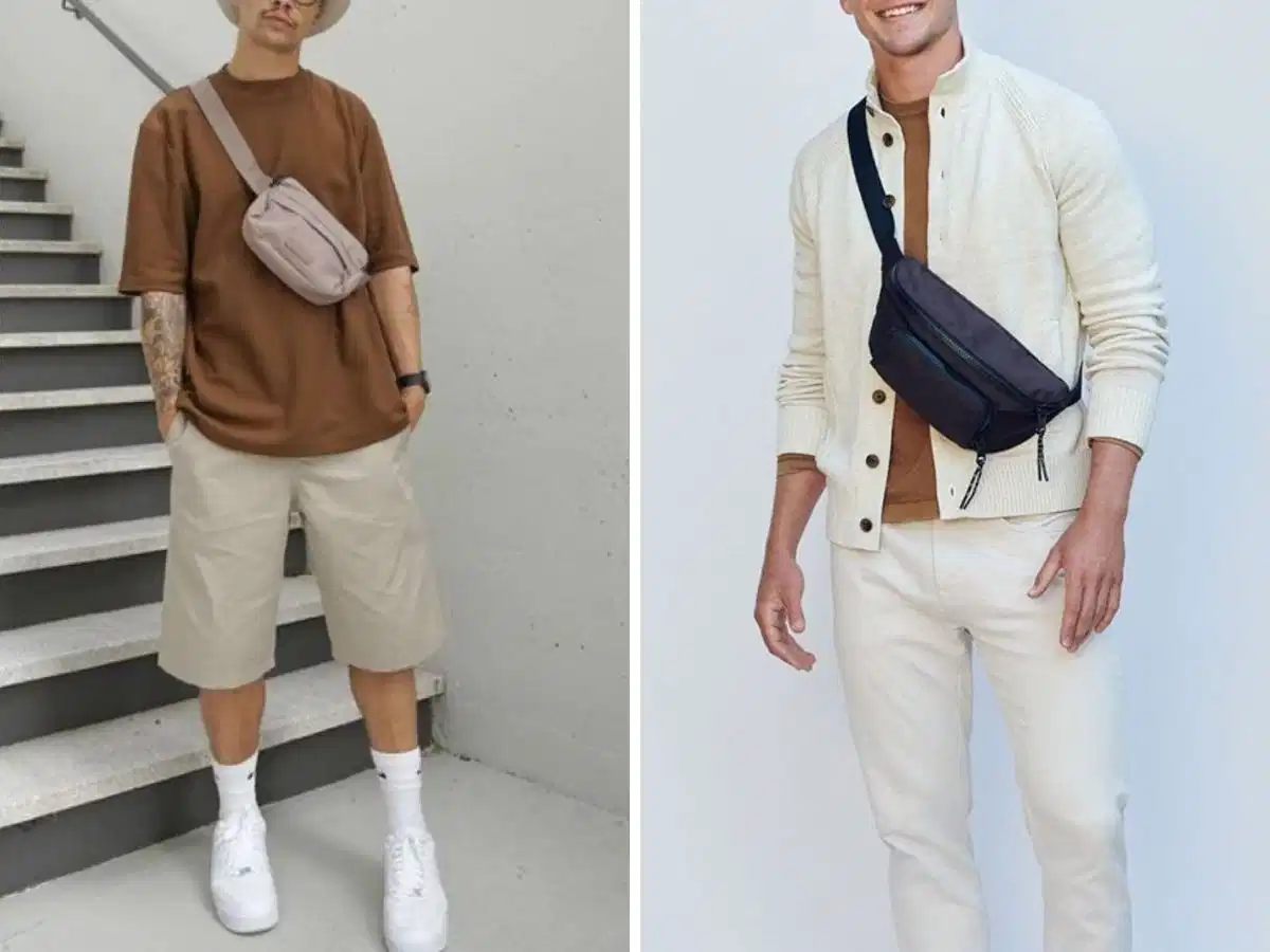 Các cách phối đồ ứng dụng với túi bao tử nam