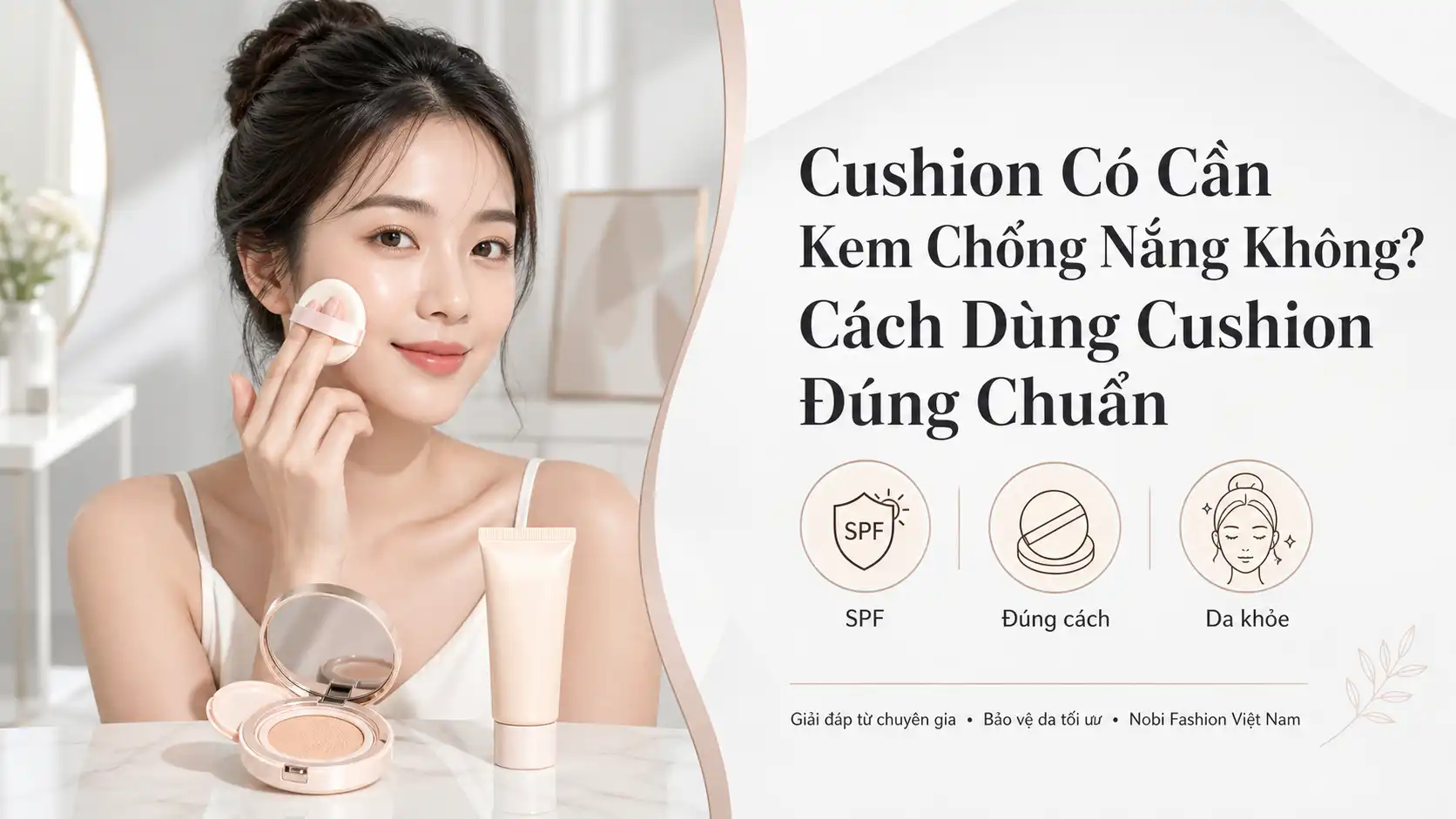 Cushion Có Cần Kem Chống Nắng Không? Cách Dùng Đúng Chuẩn