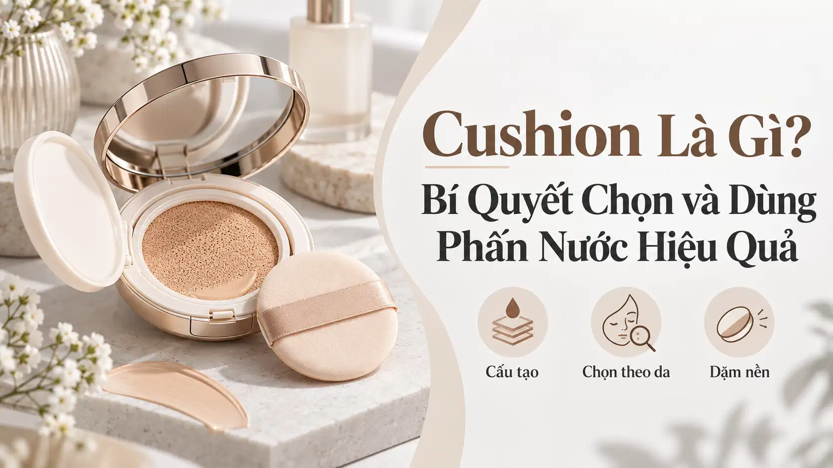 Cushion Là Gì? Bí Quyết Chọn và Dùng Phấn Nước Hiệu Quả