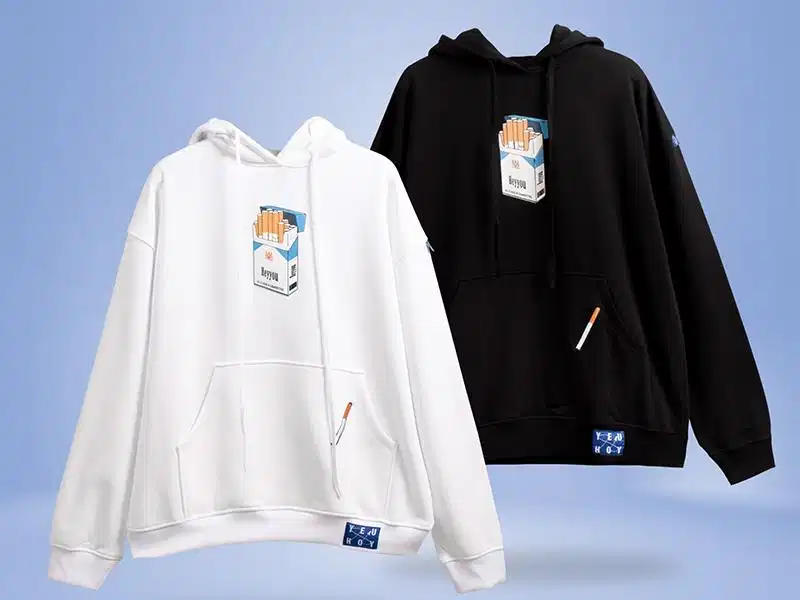 Hoodie Hey You đồ họa tươi sáng cho giới trẻ