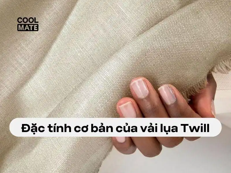 Đặc tính rủ vải và giữ phom rõ rệt của chất liệu cotton twill