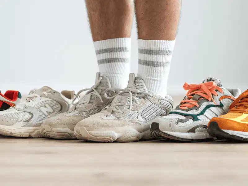 Dad sneakers phối cùng quần jean nữ Dad sneakers phối cùng quần jean nữ