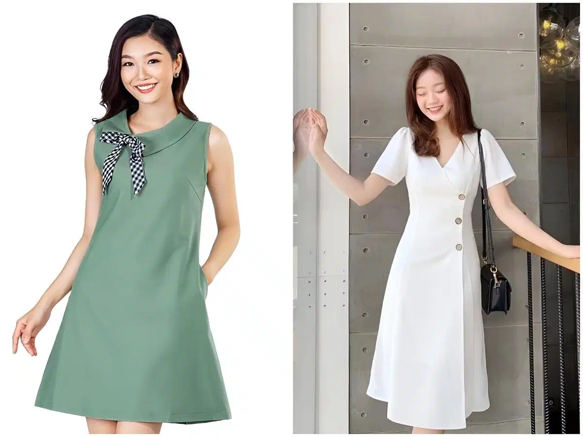 Các kiểu chất liệu thường được dùng cho đầm chữ A Các kiểu chất liệu thường được dùng cho đầm chữ A