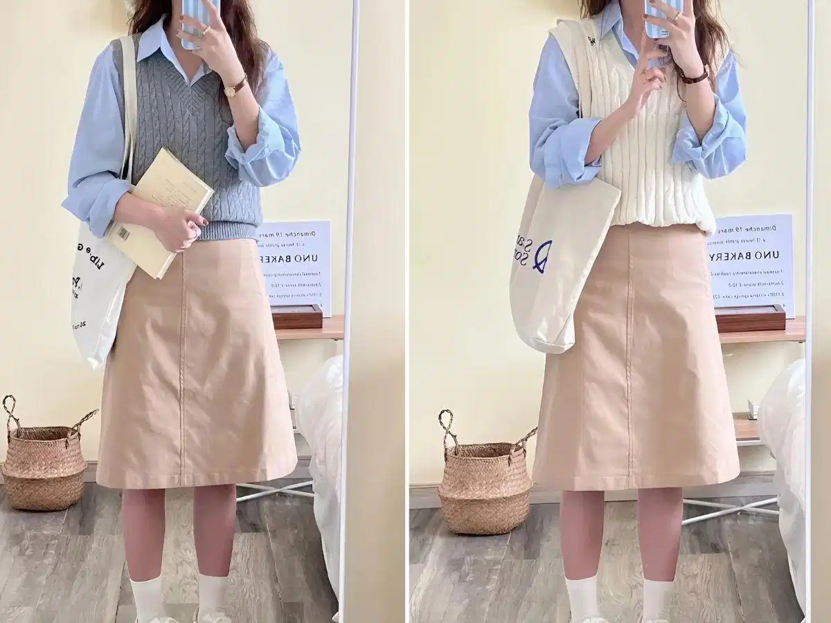 Phối áo gile với quần cạp cao cho vóc dáng nhỏ nhắn Phối áo gile với quần cạp cao cho vóc dáng nhỏ nhắn