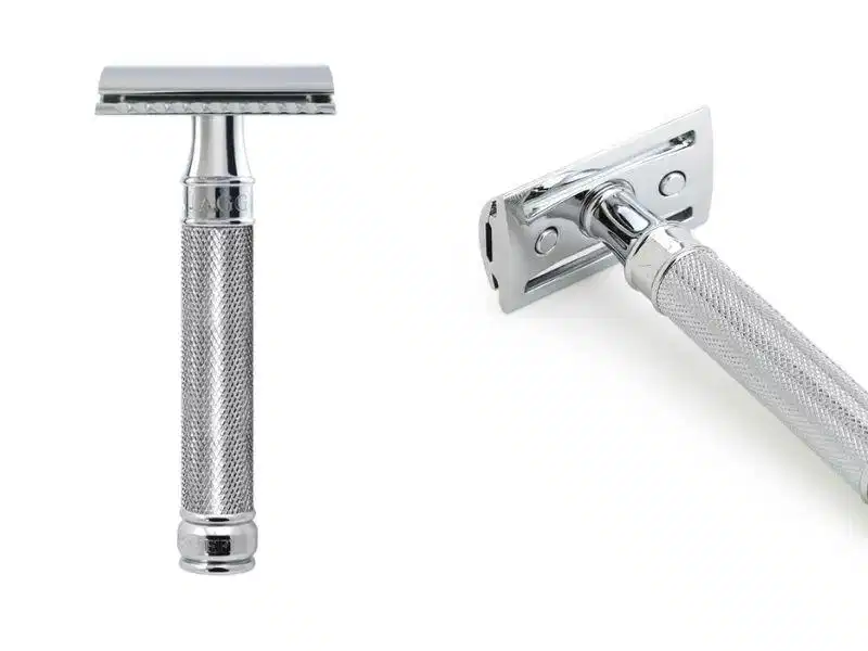 Edwin Jagger DE89 Chrome Knurled Safety Razor Dao cạo râu kinh điển Edwin Jagger DE89 Chrome Knurled