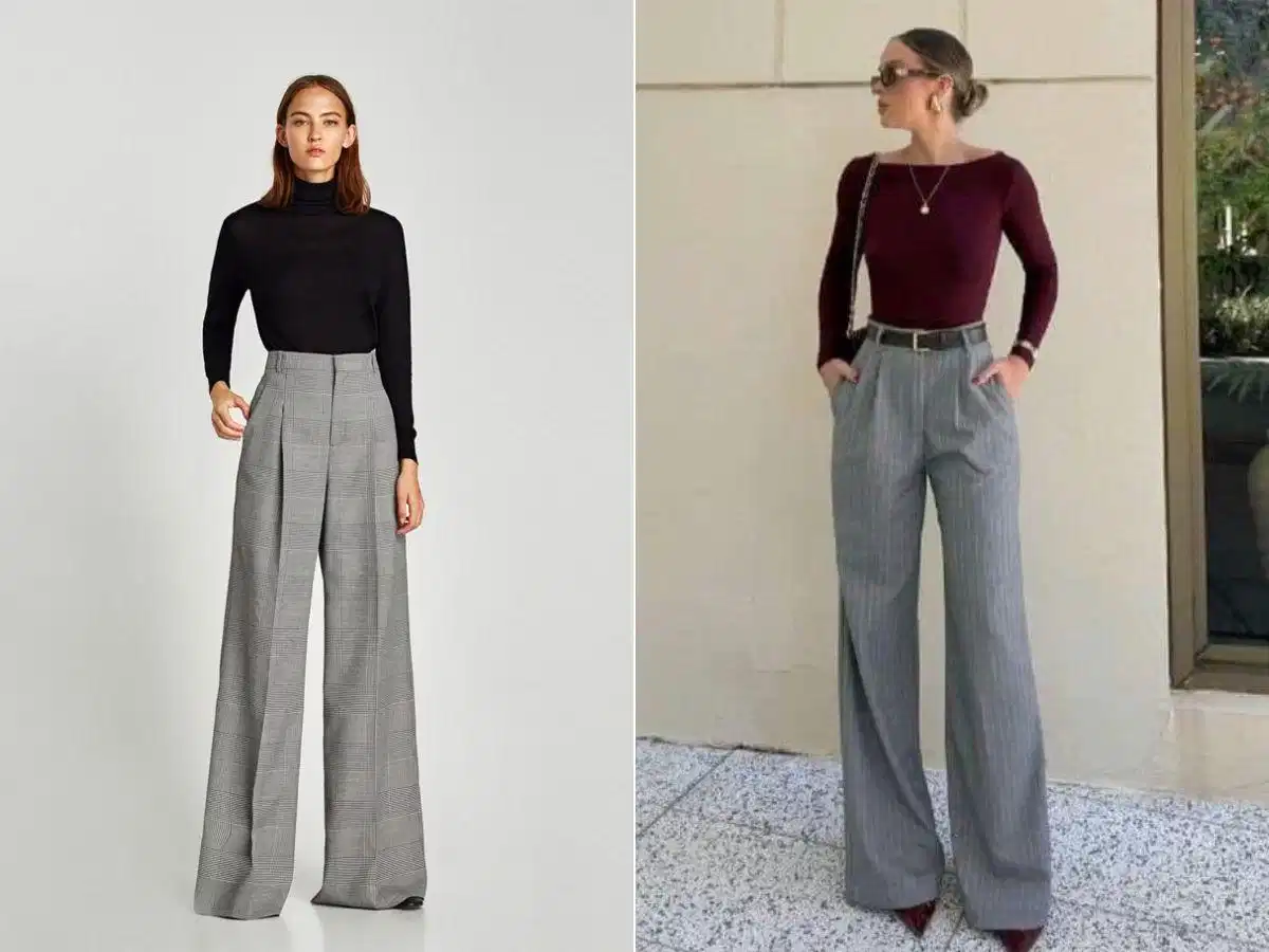 Quần tây nữ ống đứng tạo đường rơi gọn gàng