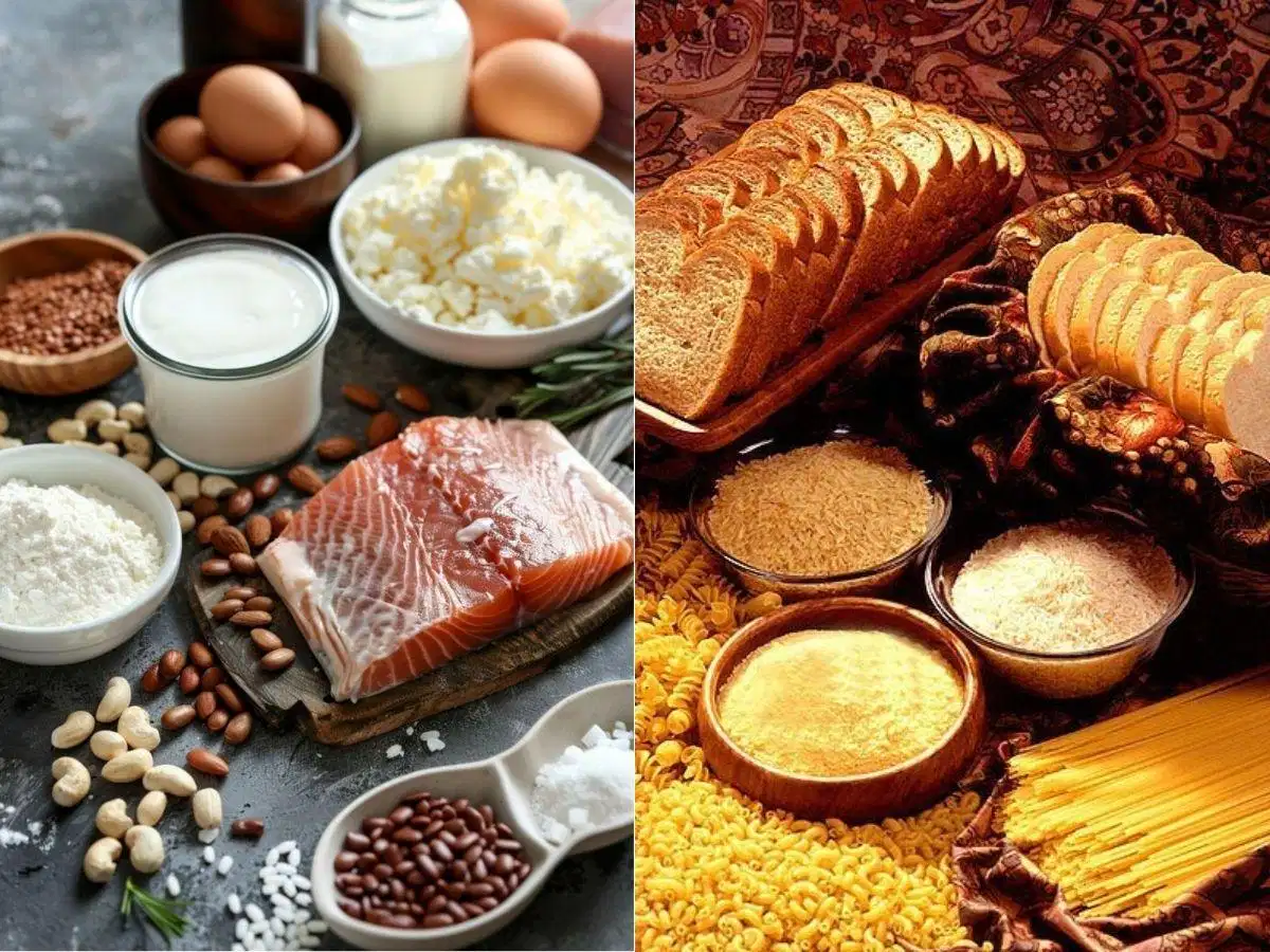 Dinh dưỡng tập thể hình Dinh dưỡng cân bằng giữa protein và carbohydrate cho người tập gym