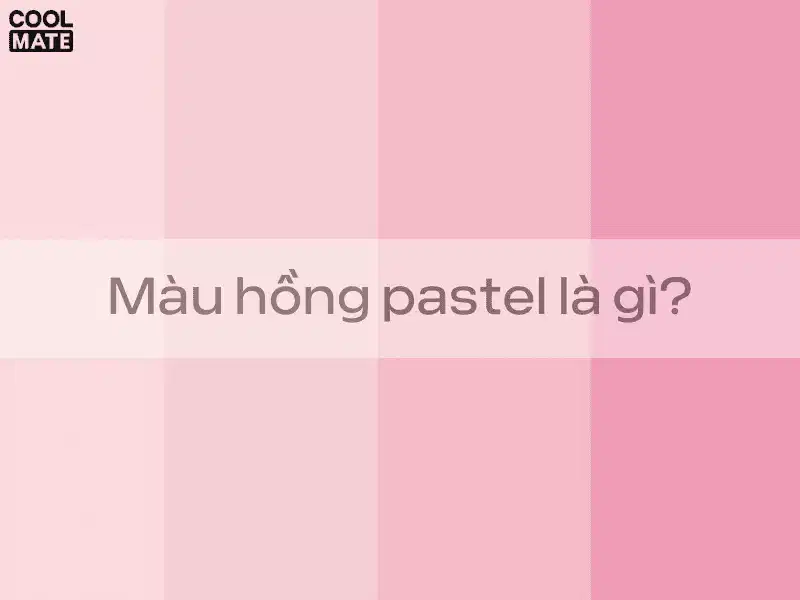Định nghĩa bảng màu hồng pastel và các sắc độ màu phấn