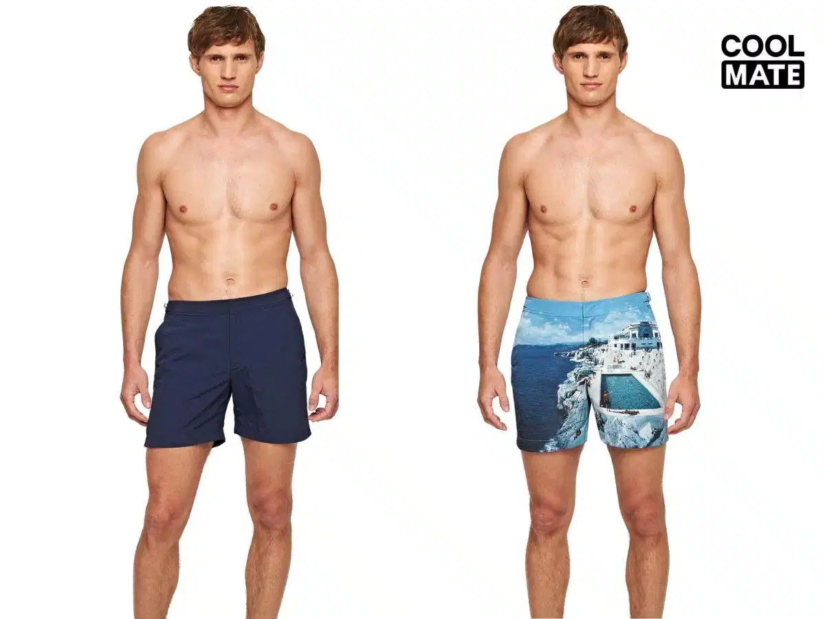 Quần bơi nam Orlebar Brown Quần bơi may đo Orlebar Brown với chốt tăng giảm bên hông
