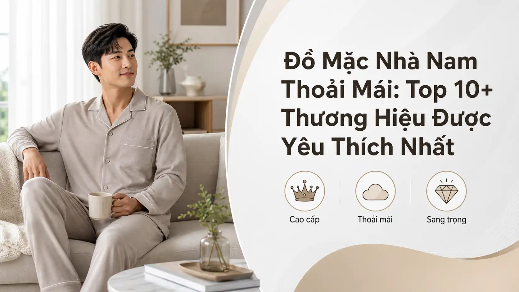Top 10+ Thương Hiệu Đồ Mặc Nhà Nam Thoải Mái Được Yêu Thích