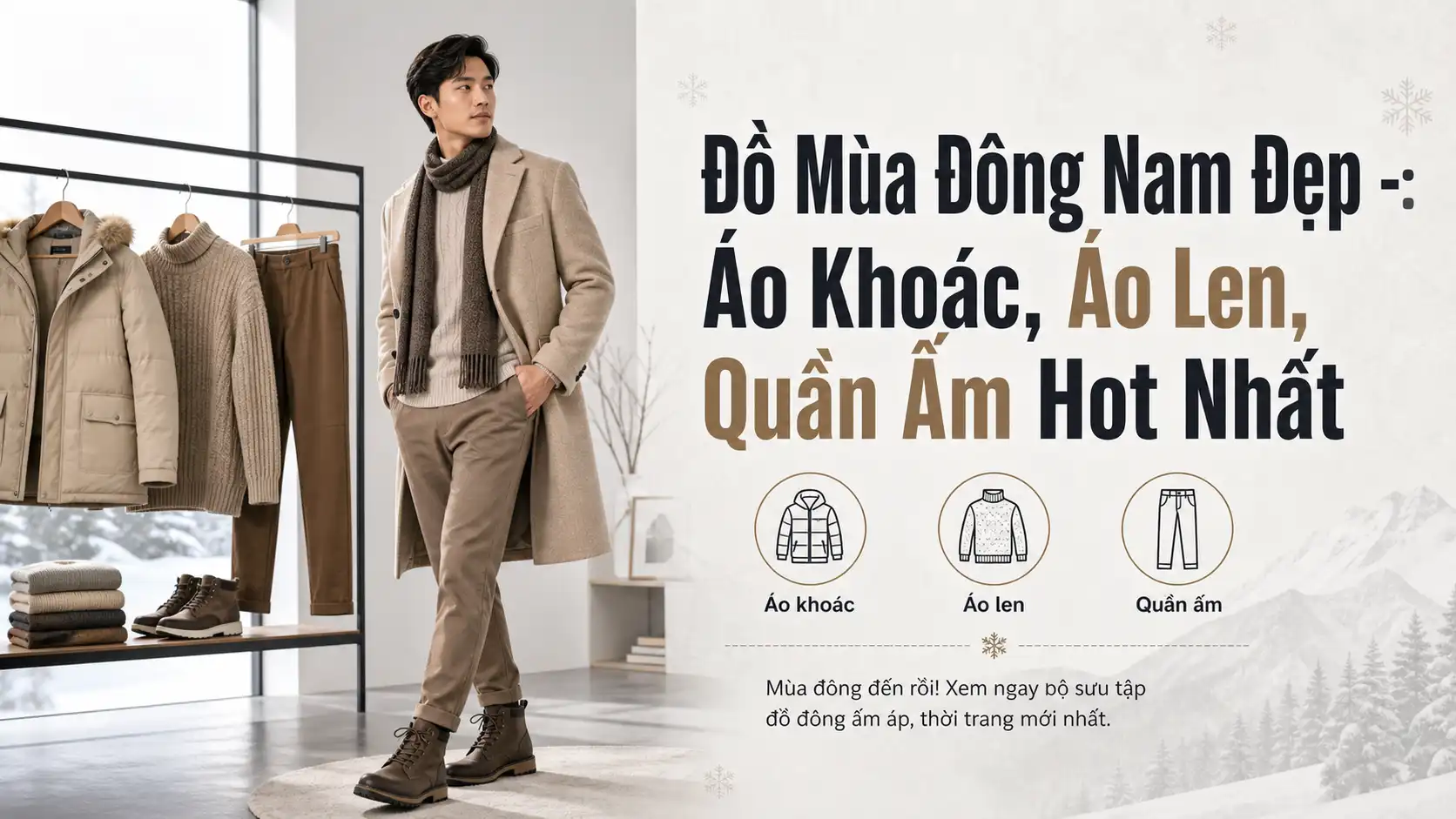 Áo Khoác, Áo Len, Quần Ấm Mùa Đông Nam Đẹp Nhất