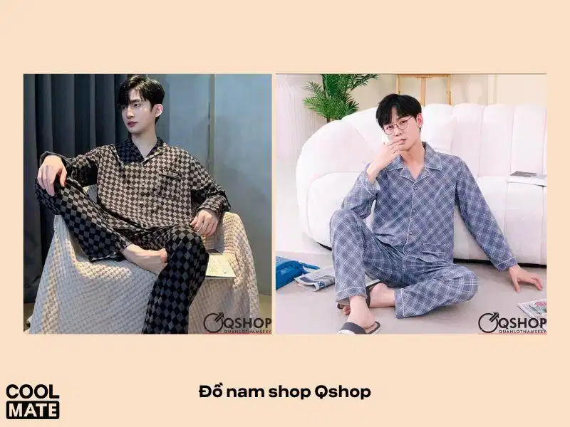 Đồ nam Qshop Đồ mặc nhà nam phong cách trẻ trung tại Qshop