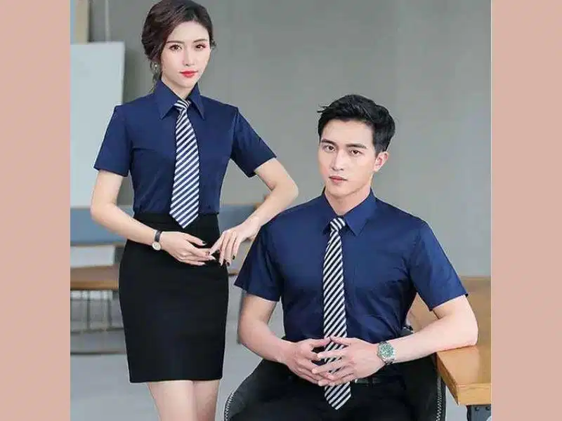 Đồng phục Áo sơ mi và chân váy công sở Đồng phục Áo sơ mi và chân váy công sở