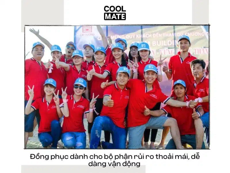 Trang phục giám định rủi ro Trang phục áo polo năng động cho nhân sự giám định hiện trường