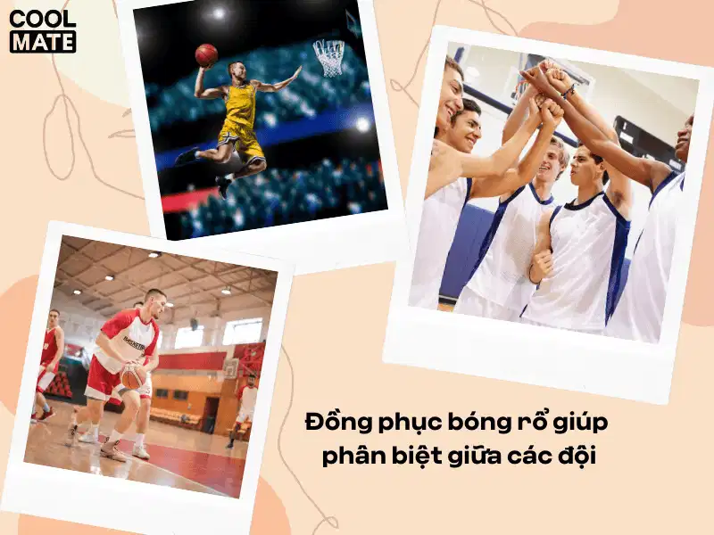 Đồng phục giúp nhận diện các đội thi đấu