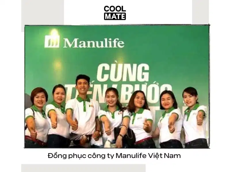 Đồng phục Manulife Việt Nam Đồng phục màu xanh lá tươi mát của Manulife Việt Nam