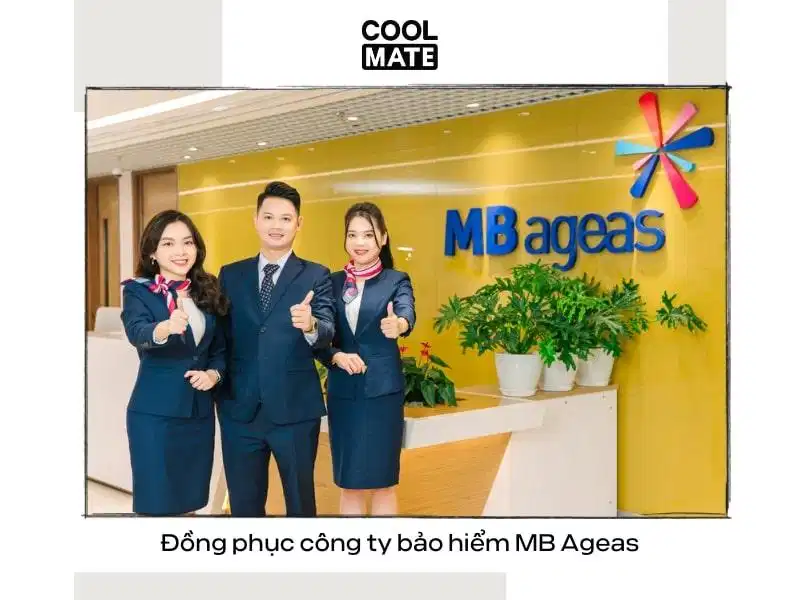 Đồng phục MB Ageas Mẫu áo đồng phục MB Ageas Life phối màu hiện đại
