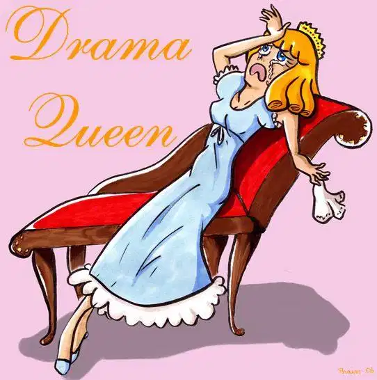 Minh họa tính cách thích làm quá cảm xúc của Drama Queen