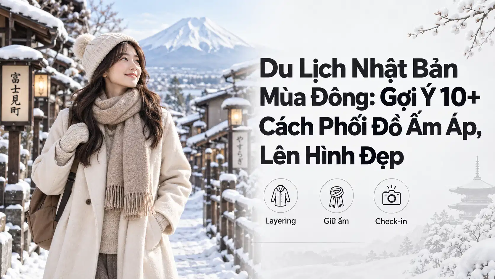 Du Lịch Nhật Bản Mùa Đông: Gợi Ý 10+ Cách Phối Đồ Ấm Áp, Lên Hình Đẹp