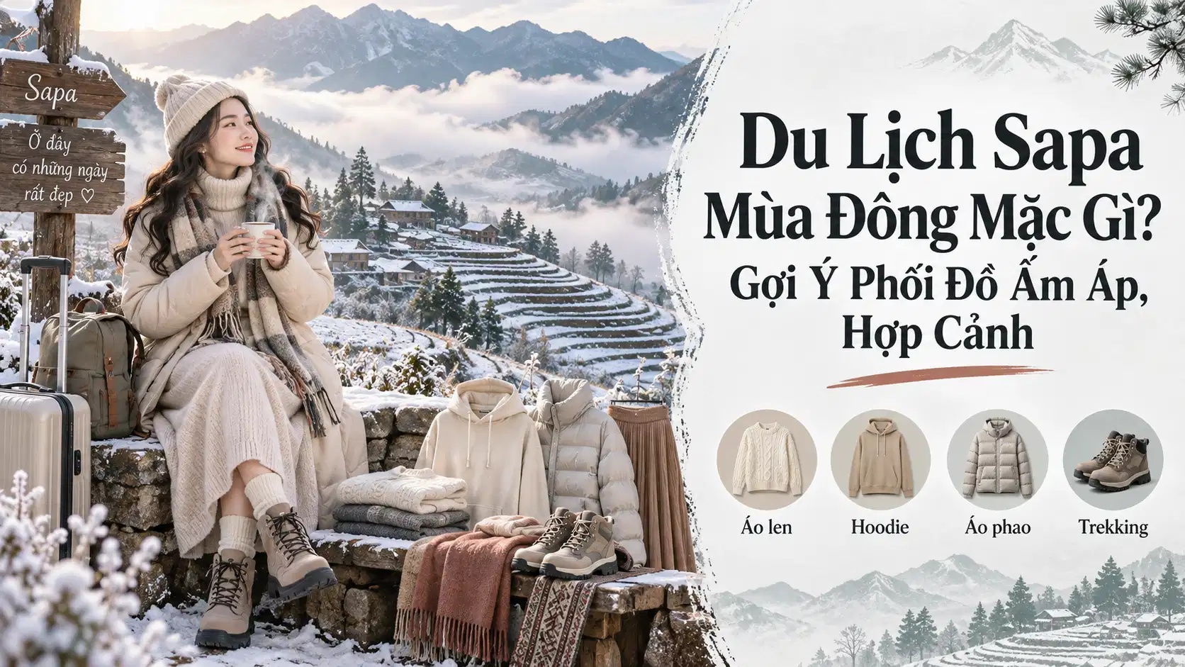 Du Lịch Sapa Mùa Đông Mặc Gì? Gợi Ý Phối Đồ Ấm Áp, Hợp Cảnh