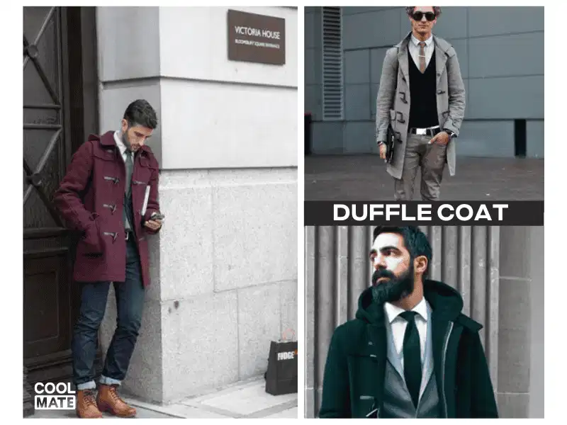 Duffle Coat phối quần tây và áo sơ mi Duffle Coat phối cùng quần âu và áo sơ mi nam công sở