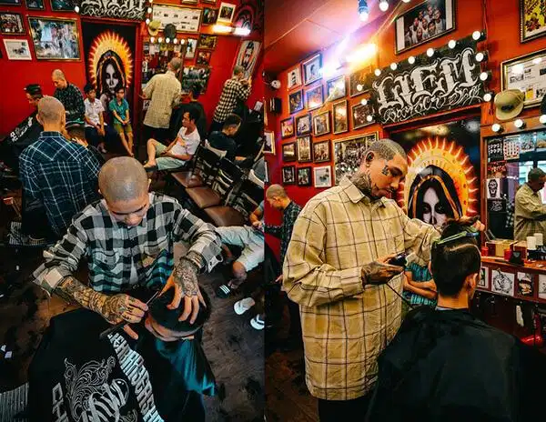 Dụng cụ chuyên nghiệp tại bàn cắt tóc Liêm Barber Dụng cụ chuyên nghiệp tại bàn cắt tóc Liêm Barber