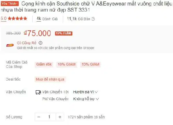 Gọng kính Southside A&E Eyewear được ưa chuộng rộng rãi Gọng kính Southside A&E Eyewear được ưa chuộng rộng rãi