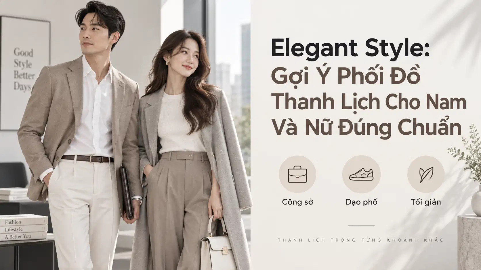 Elegant Style: Gợi Ý Phối Đồ Thanh Lịch Cho Nam Và Nữ Đúng Chuẩn
