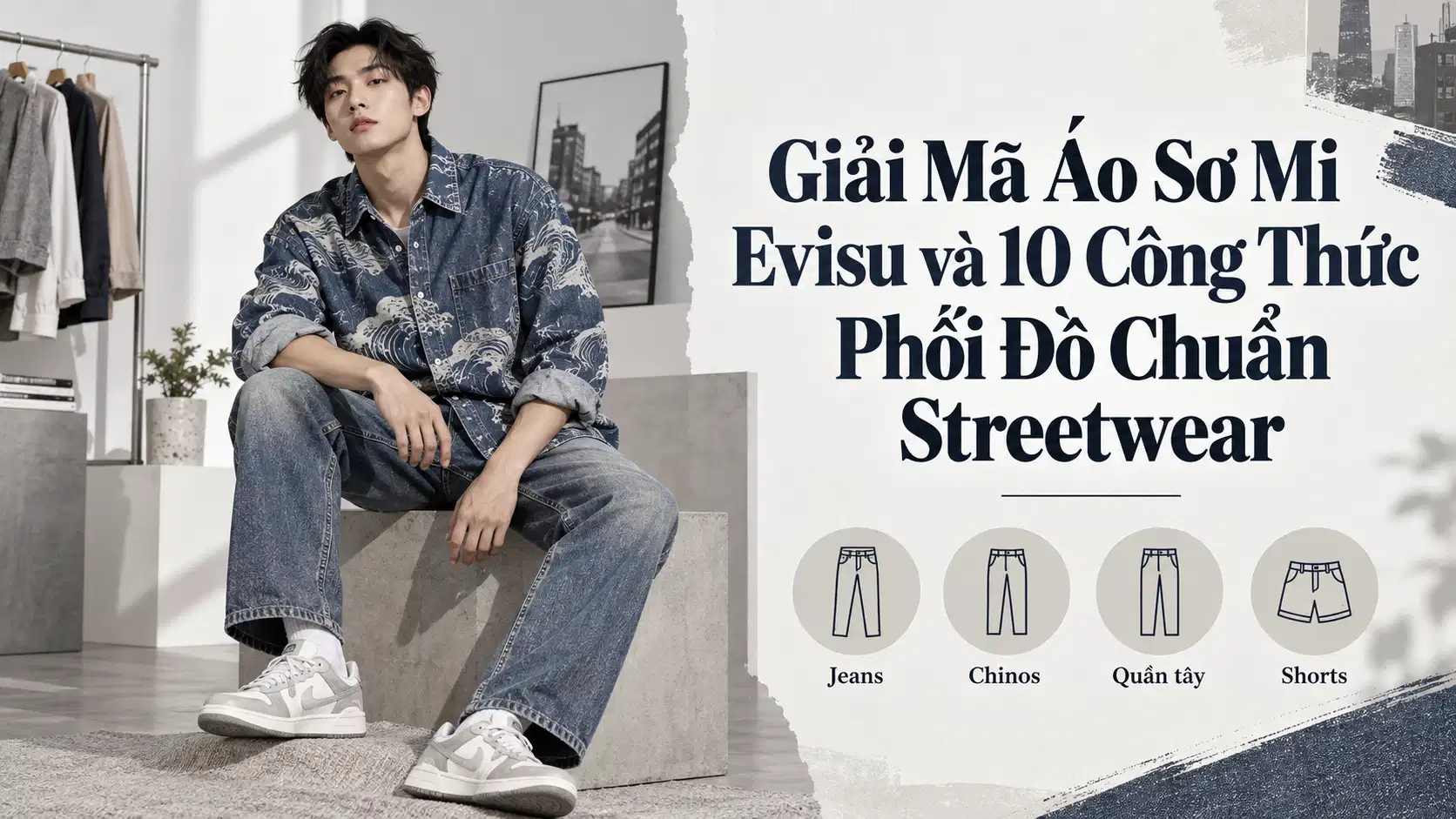 Áo Sơ Mi Evisu Là Gì? 10 Cách Phối Đồ Streetwear