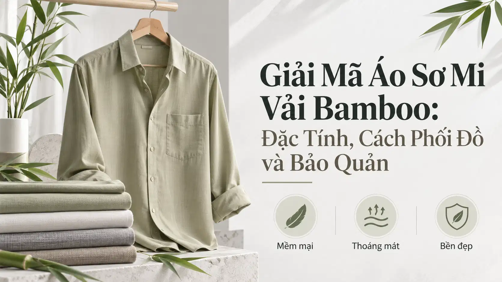 Áo Sơ Mi Vải Bamboo Là Gì? Ưu Điểm, Cách Phối Đồ Và Bảo Quản