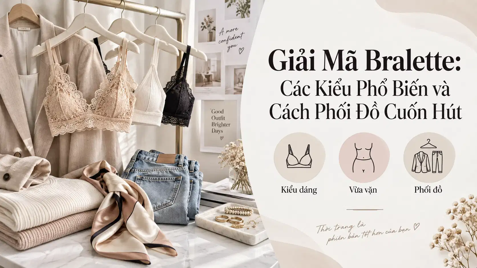 Giải Mã Bralette: Các Kiểu Phổ Biến và Cách Phối Đồ Cuốn Hút