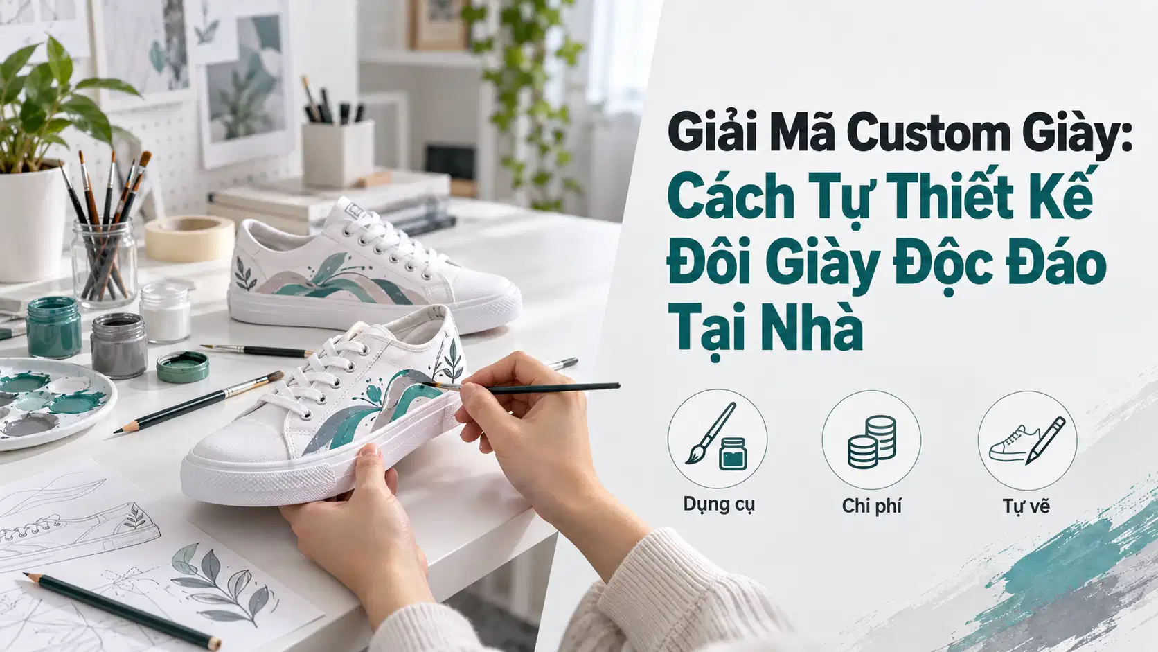 Giải Mã Custom Giày: Cách Tự Thiết Kế Đôi Giày Độc Đáo Tại Nhà
