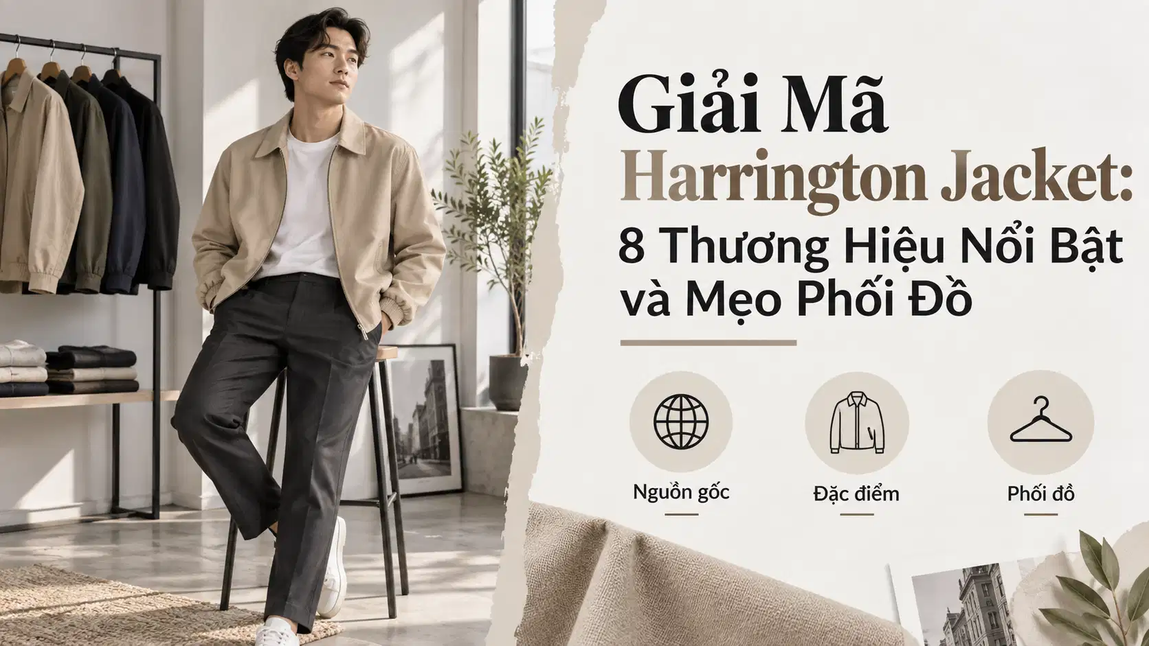 Harrington Jacket: 8 Thương Hiệu Nổi Bật Và Cách Phối Đồ