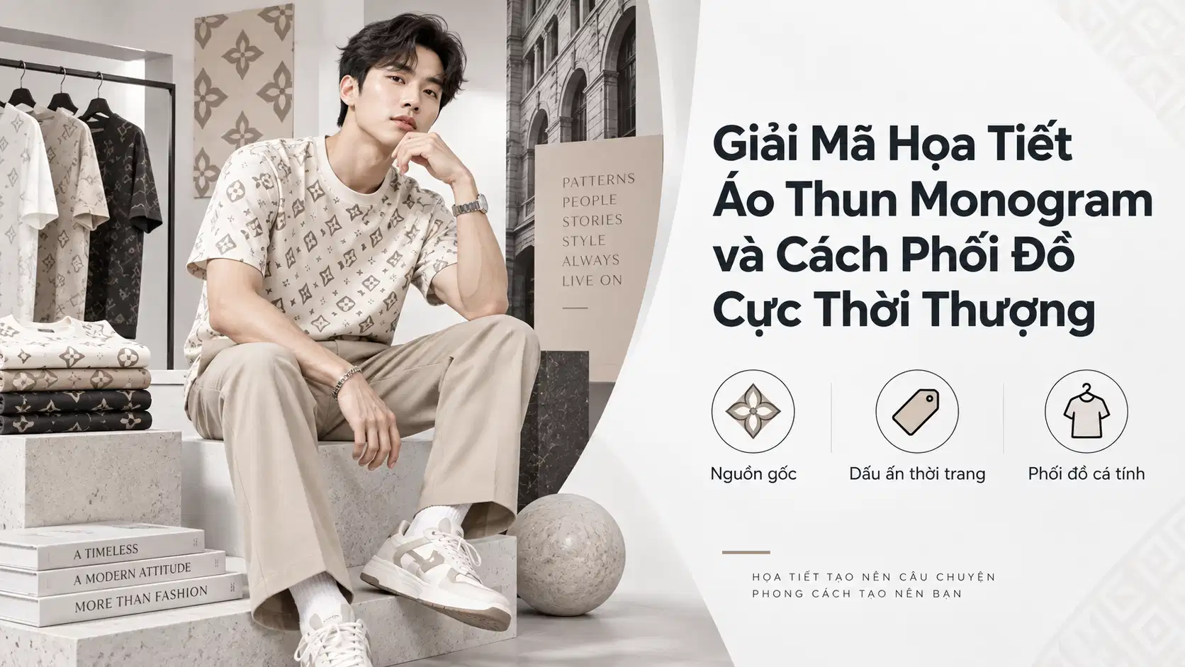 Họa Tiết Áo Thun Monogram Là Gì Và Cách Phối Đồ Thời Thượng