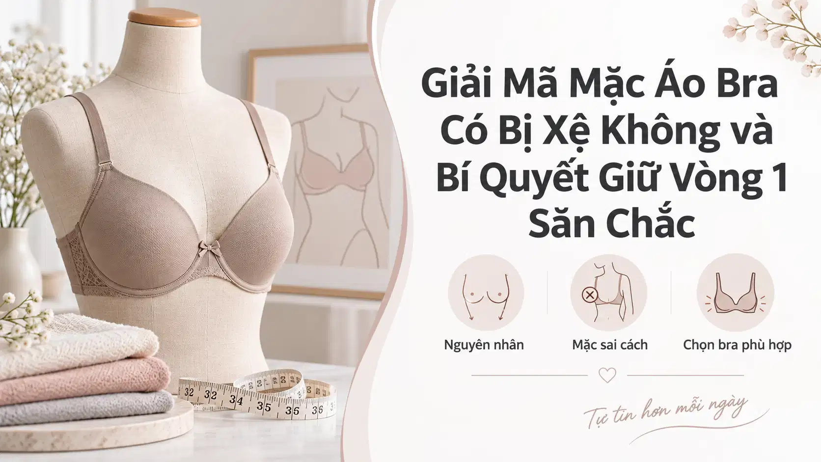 Giải Mã Mặc Áo Bra Có Bị Xệ Không và Bí Quyết Giữ Vòng 1 Săn Chắc
